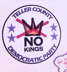 Teller Dems at No Kings Rally